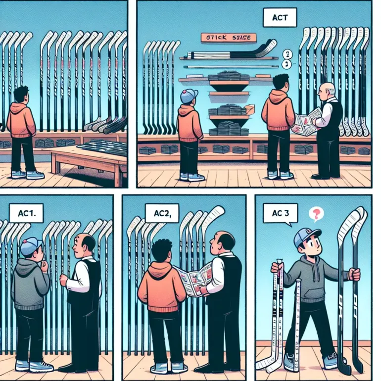 как подобрать размер клюшки для хоккея